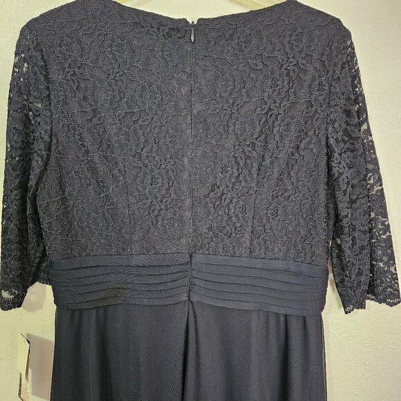 Jessica Howard Black Semi-Formal Special Event A-Line Dress Size 1O - Picture 3 of 9
